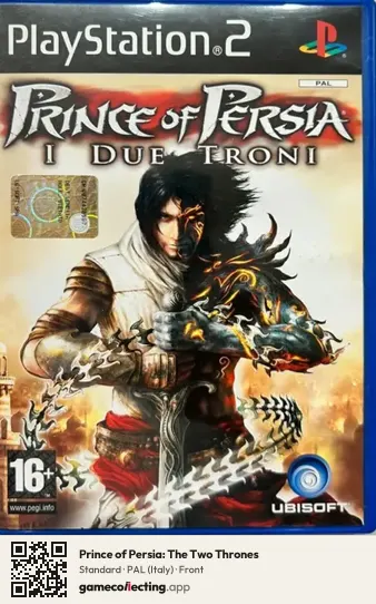 Prince of Persia: The Two Thrones PlayStation 2, Italy box front