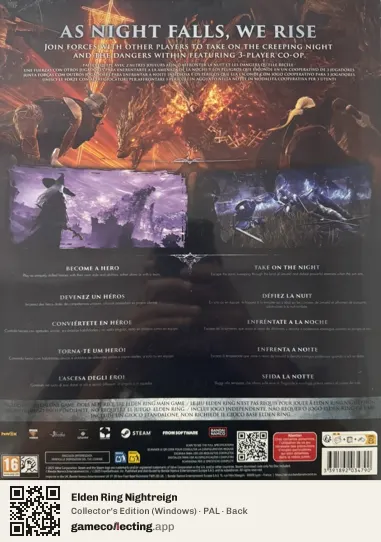 Elden Ring Nightreign Computer, PAL box back