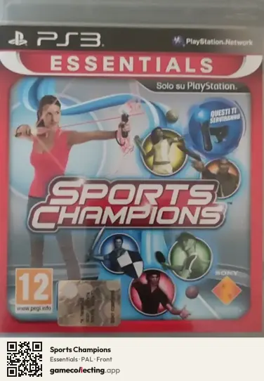 Sports Champions PlayStation 3, PAL box front