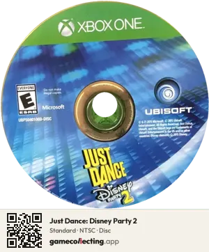 Just Dance: Disney Party 2 Xbox One, NTSC disc