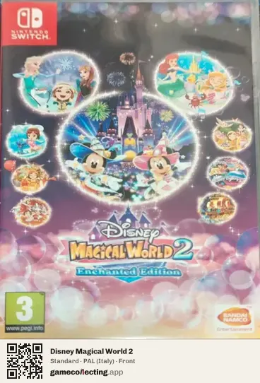 Disney Magical World 2 Nintendo Switch, Italy box front