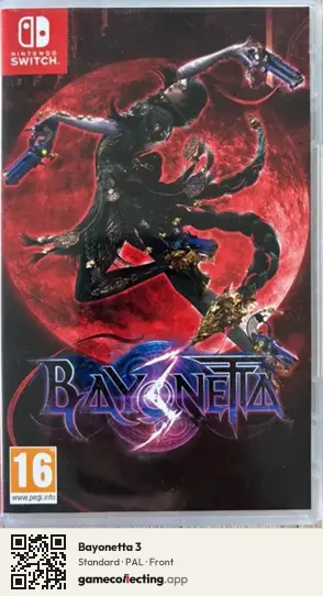 Bayonetta 3 Nintendo Switch, PAL box front