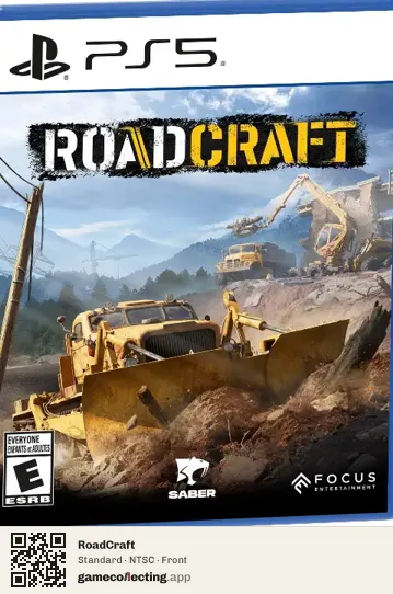 RoadCraft PlayStation 5, NTSC box front