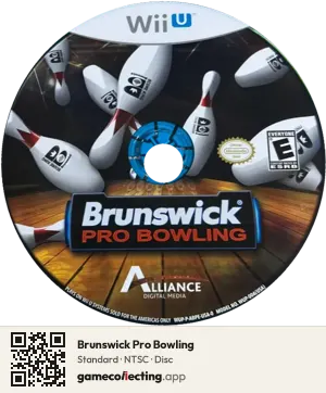 Brunswick Pro Bowling Nintendo Wii U, NTSC disc
