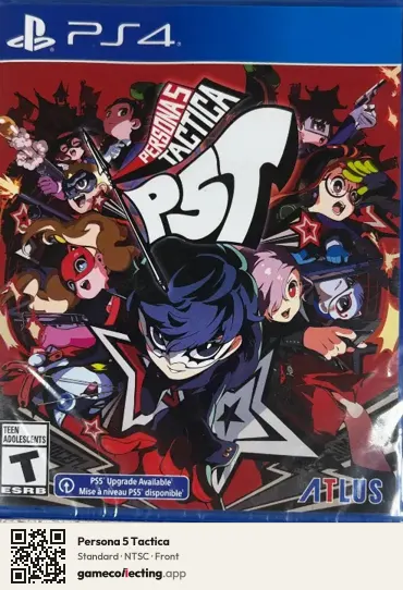 Persona 5 Tactica PlayStation 4, NTSC box front