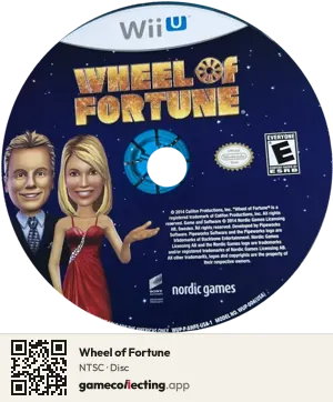 Wheel of Fortune Nintendo Wii U, NTSC disc