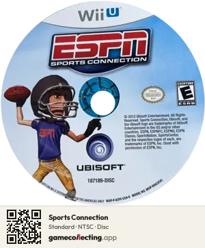 Sports Connection Nintendo Wii U, NTSC disc