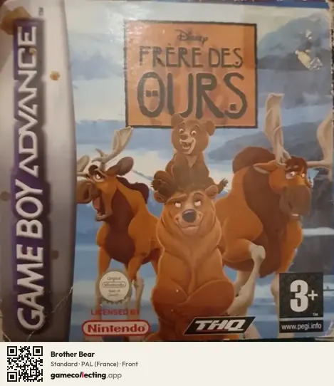 Brother Bear Game Boy Advance, France box front
