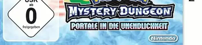 Pokémon Mystery Dungeon: Gates to Infinity, the USK square on its front