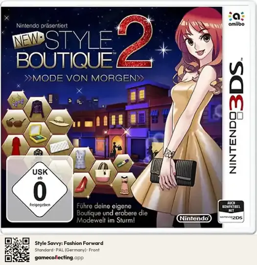 Style Savvy: Fashion Forward Nintendo 3DS, Germany box front
