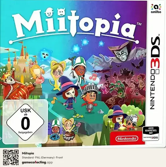Miitopia Nintendo 3DS, Germany box front