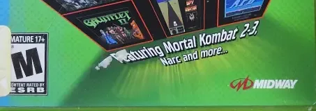Midway Arcade Treasures 2, the ESRB box on its front