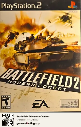 Battlefield 2: Modern Combat PlayStation 2, NTSC box front