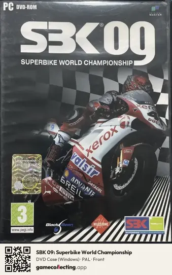 SBK 09: Superbike World Championship Computer, PAL box front