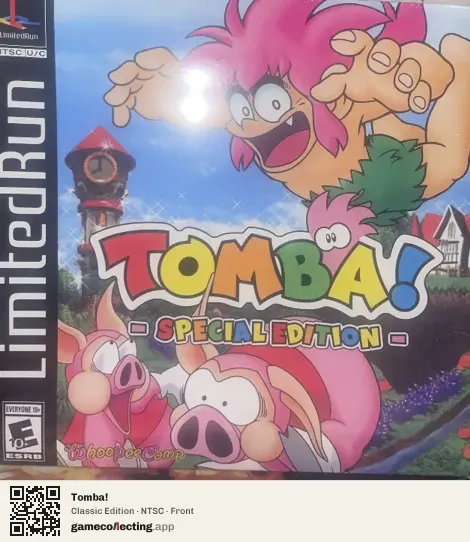Tomba! PlayStation 5, NTSC box front