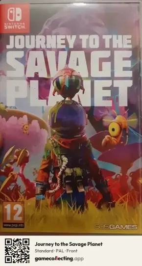 Journey to the Savage Planet Nintendo Switch, PAL box front