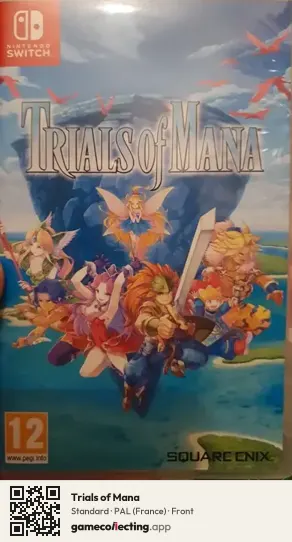 Trials of Mana Nintendo Switch, France box front