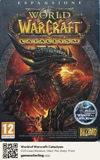 World of Warcraft: Cataclysm Computer, Italy box front