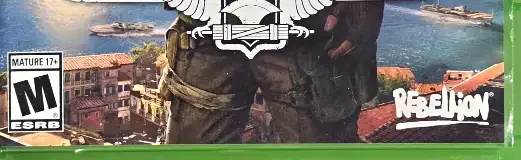 Sniper Elite 4, the ESRB box on its front