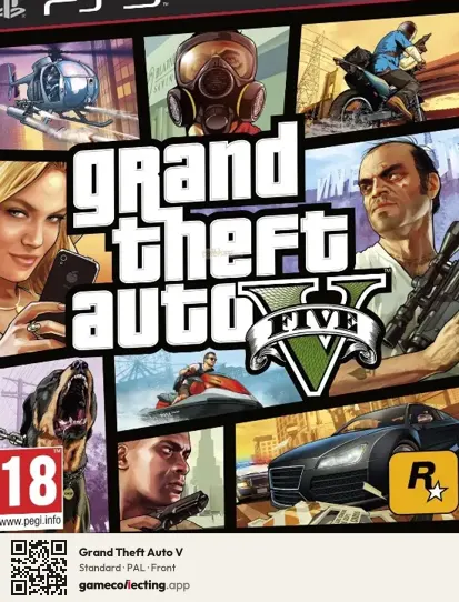Grand Theft Auto V PlayStation 3, PAL box front