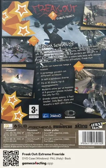 Freak Out: Extreme Freeride Computer, Italy box back