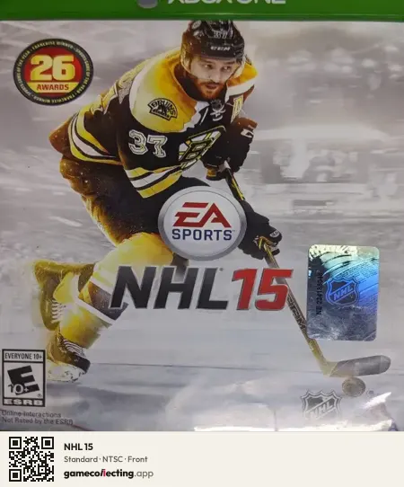 NHL 15 Xbox One, NTSC box front