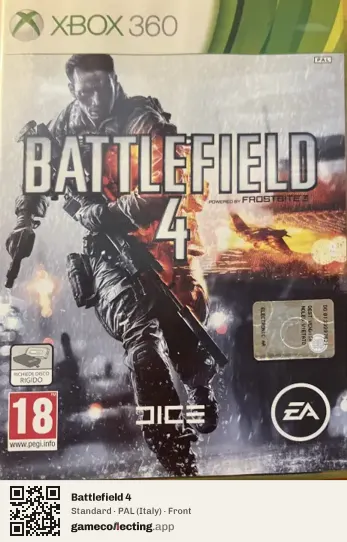 Battlefield 4 Xbox 360, Italy box front