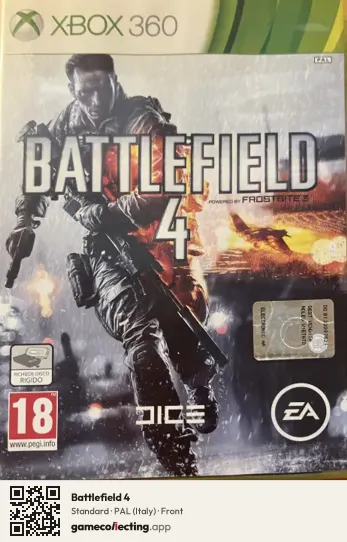 Battlefield 4 Xbox 360, Italy box front