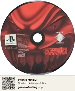 Twisted Metal 2 PlayStation, Asia disc