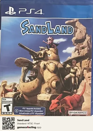 Sand Land PlayStation 4, NTSC box front