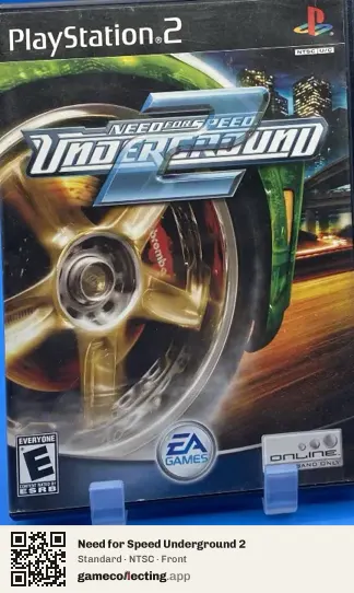 Need for Speed Underground 2 PlayStation 2, NTSC box front