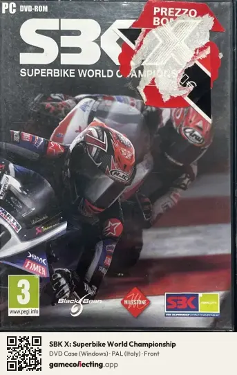 SBK X: Superbike World Championship Computer, Italy box front