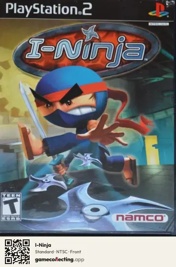 I-Ninja PlayStation 2, NTSC box front