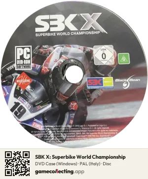 SBK X: Superbike World Championship Computer, PAL disc