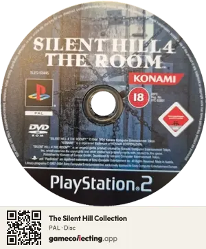 The Silent Hill Collection PlayStation 2, PAL disc