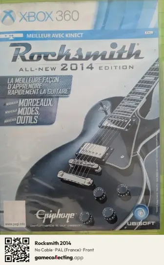 Rocksmith 2014 Xbox 360, France box front