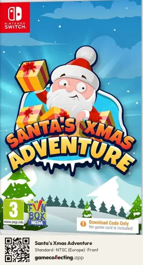 Santa's Xmas Adventure Nintendo Switch, Europe box front