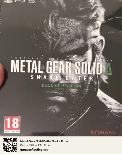 Metal Gear Solid Delta: Snake Eater PlayStation 5, PAL box front
