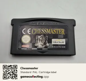 Chessmaster Game Boy Advance, PAL cartridge label