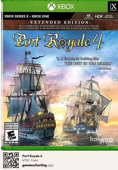 Port Royale 4 Xbox Series X, NTSC box front