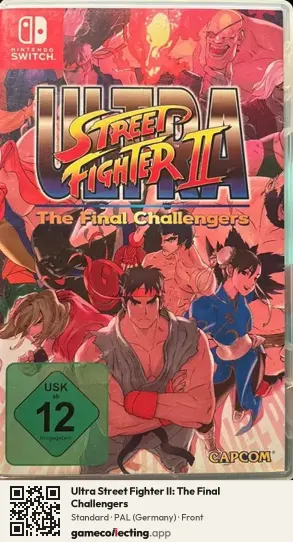 Ultra Street Fighter II: The Final Challengers Nintendo Switch, Germany box front