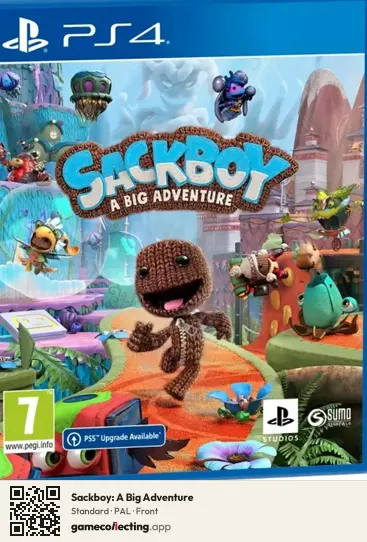 Sackboy: A Big Adventure PlayStation 4, PAL box front