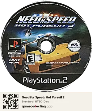 Need for Speed: Hot Pursuit 2 PlayStation 2, NTSC disc