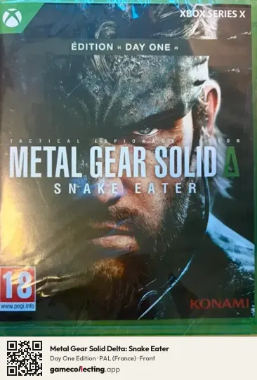 Metal Gear Solid Delta: Snake Eater Xbox Series X, France box front