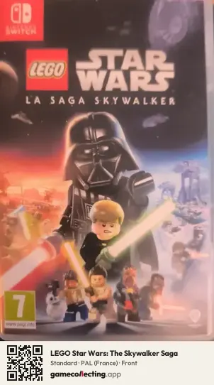 LEGO Star Wars: The Skywalker Saga Nintendo Switch, France box front