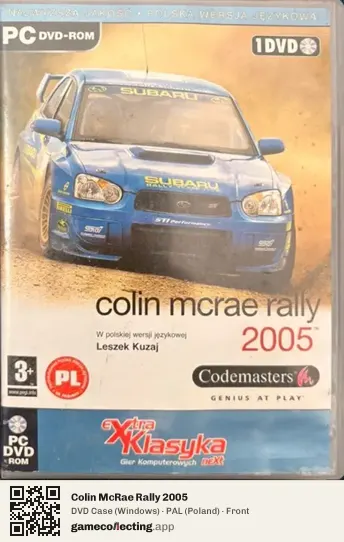 Colin McRae Rally 2005 Computer, Poland box front