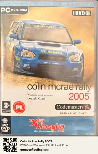 Colin McRae Rally 2005 Computer, Poland box front