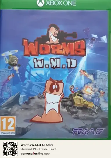 Worms W.M.D All Stars Xbox One, France box front
