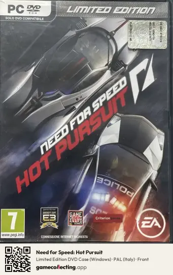 Need for Speed: Hot Pursuit Computer, Italy box front