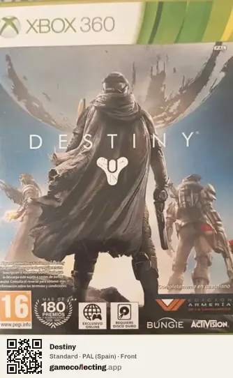 Destiny Xbox 360, Spain box front